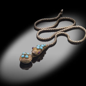 Collana Antica con pietre di turchese